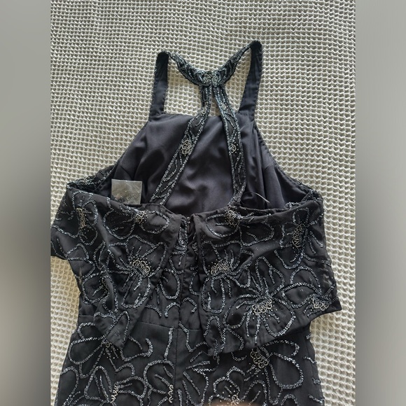 Parker Black Sequin Gown - Picture 7 of 11